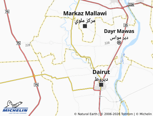 Mappa MICHELIN Nazlat Badri - ViaMichelin