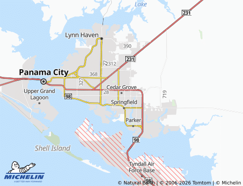 Mappa MICHELIN Cedar Grove - ViaMichelin