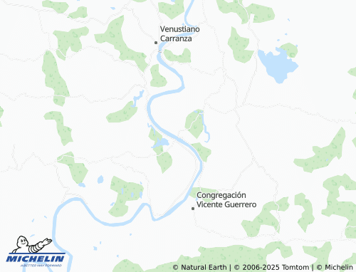 MICHELIN Potrero Largo map - ViaMichelin