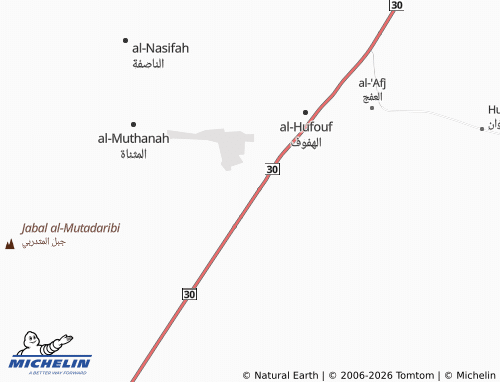 MICHELIN-Landkarte al-Shumou' - ViaMichelin