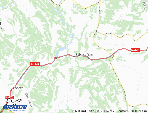 MICHELIN Salvacañete map - ViaMichelin