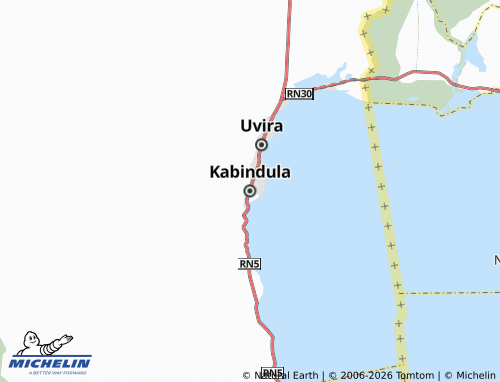 Mappa MICHELIN Kabindula - ViaMichelin
