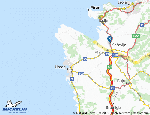 MICHELIN-Landkarte Murine - ViaMichelin