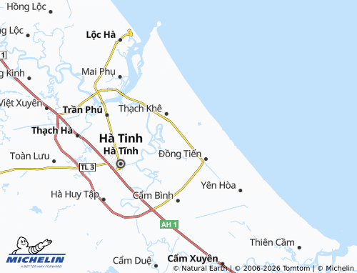 Mapa MICHELIN Thạch Lạc - ViaMichelin