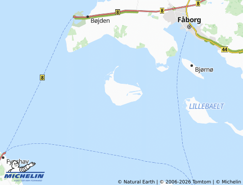 MICHELIN-Landkarte Lyø By - ViaMichelin