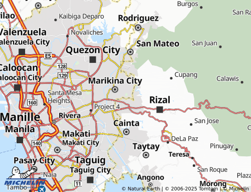 MICHELIN Concepcion Dos map - ViaMichelin