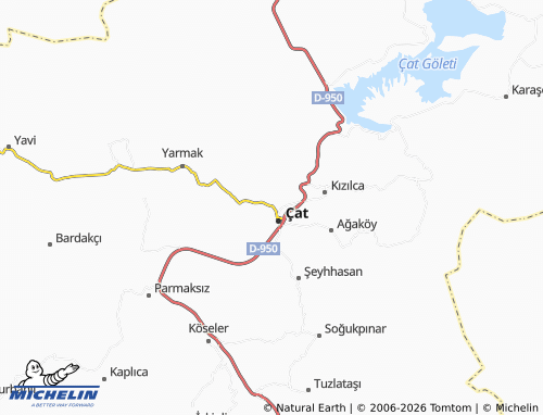 MICHELIN Oyuklu map - ViaMichelin
