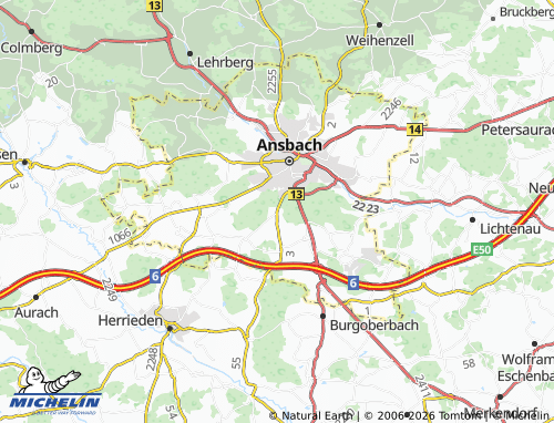 Mapa MICHELIN Meinhardswinden - ViaMichelin