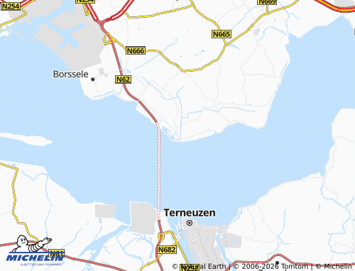 MICHELIN Ellewoutsdijk map - ViaMichelin