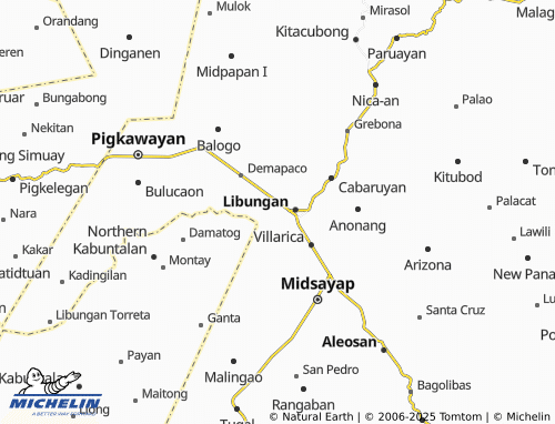 MICHELIN Gumaga map - ViaMichelin