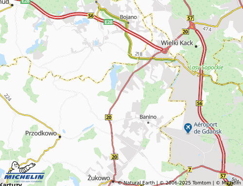 MICHELIN Nowy Tuchom map - ViaMichelin