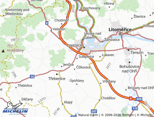 Mappa MICHELIN Sulejovice - ViaMichelin