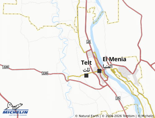 Mappa MICHELIN Bahdal - ViaMichelin