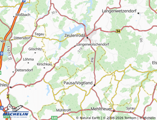 Kaart MICHELIN Leitlitz - ViaMichelin