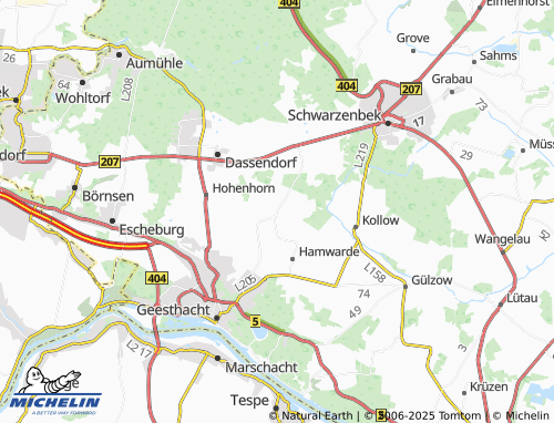 Kaart MICHELIN Worth - ViaMichelin