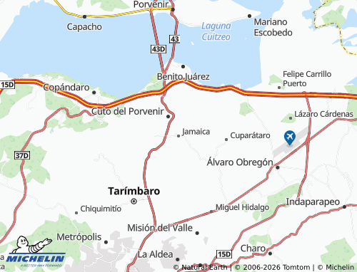 Kaart MICHELIN Jamaica - ViaMichelin