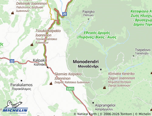Carte MICHELIN Elafotopos - ViaMichelin
