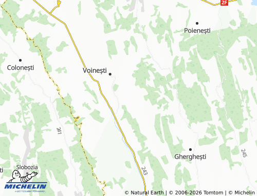 Carte MICHELIN Băncești - ViaMichelin