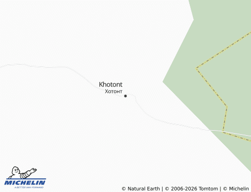 Mappa MICHELIN Khotont - ViaMichelin