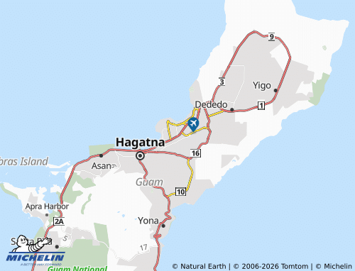 Mapa MICHELIN Tamuning - ViaMichelin