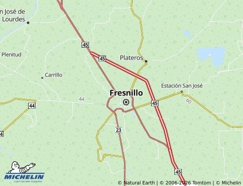 Mapa MICHELIN Del Fresno - ViaMichelin