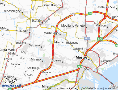 MICHELIN Maerne map - ViaMichelin