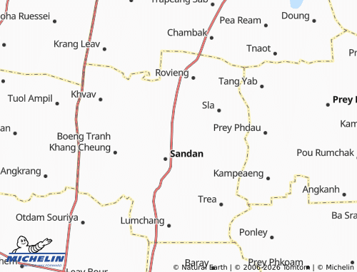 Mapa MICHELIN Samraong Knong - ViaMichelin