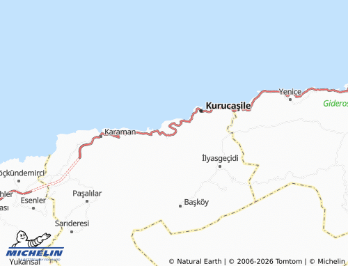 MICHELIN Uğurlu map - ViaMichelin