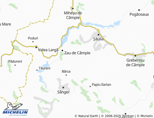 Kaart MICHELIN Ciretea - ViaMichelin