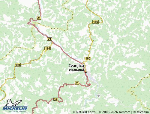 Carte MICHELIN Šume - ViaMichelin