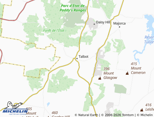 Mappa MICHELIN Talbot - ViaMichelin