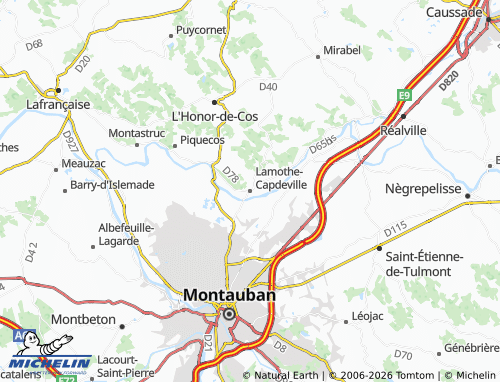 Mappa MICHELIN Lamothe-Capdeville - ViaMichelin