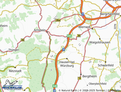 Mapa MICHELIN Binsbach - ViaMichelin