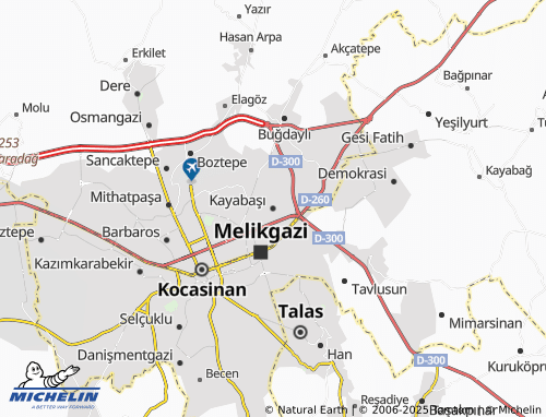 MICHELIN Kayabaşı map - ViaMichelin