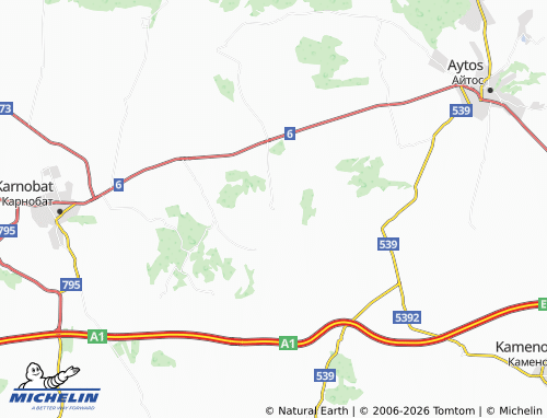 Mapa MICHELIN Chukarka - ViaMichelin