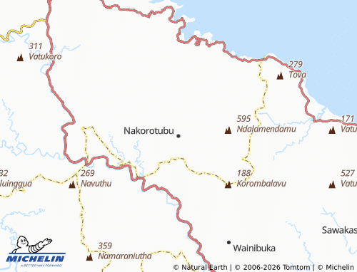 MICHELIN-Landkarte Nakorotubu - ViaMichelin