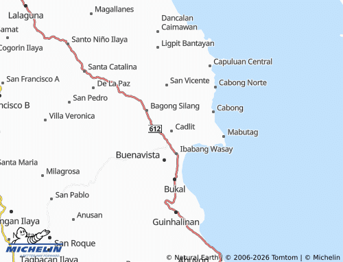 MICHELIN Cadlit map - ViaMichelin