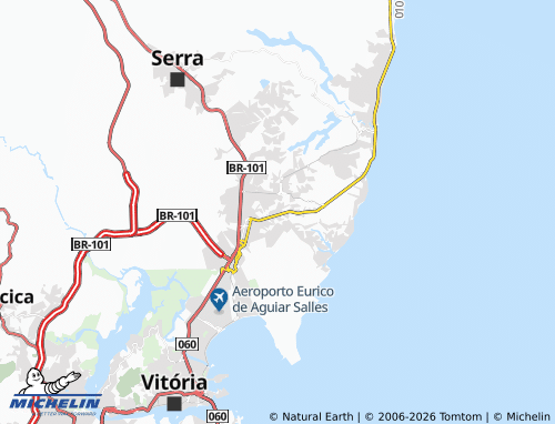 MICHELIN Chácara Parreiral map - ViaMichelin