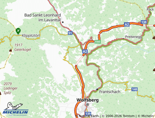 MICHELIN Gräbern map - ViaMichelin