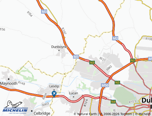 MICHELIN Clonee map - ViaMichelin