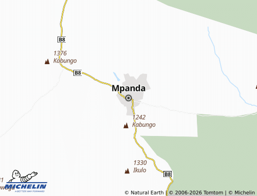 MICHELIN Mpanda map - ViaMichelin