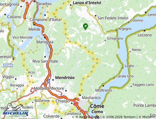 Carte MICHELIN Muggio - ViaMichelin