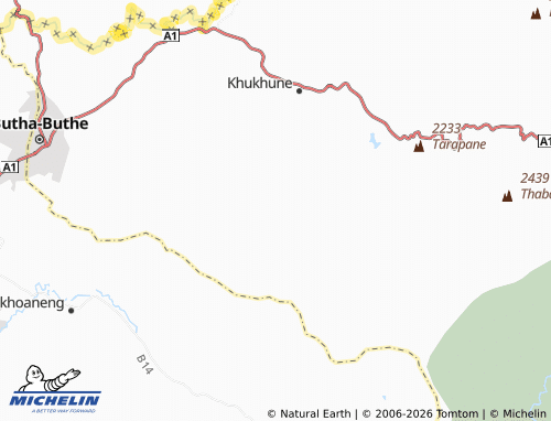 Carte MICHELIN Ha Mothuntsane - ViaMichelin