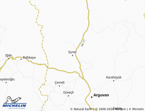 Mapa MICHELIN Eymir - ViaMichelin