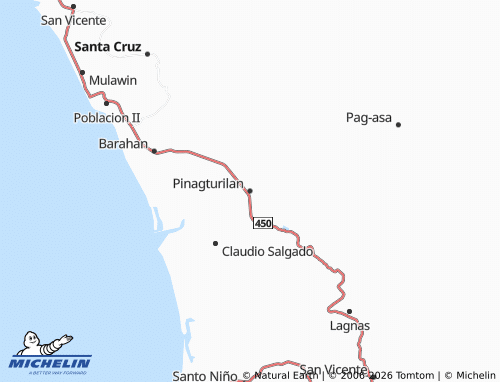 Mappa MICHELIN Pinagturilan - ViaMichelin