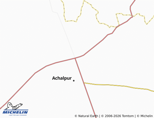 Mappa MICHELIN Paratwada - ViaMichelin