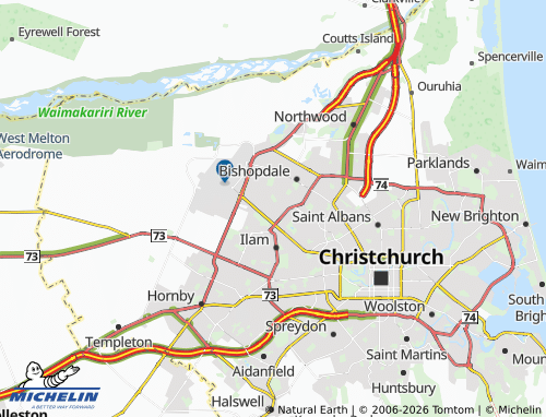 Mapa MICHELIN Burnside - ViaMichelin