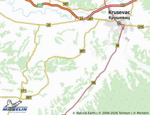 Kaart MICHELIN Žabare - ViaMichelin