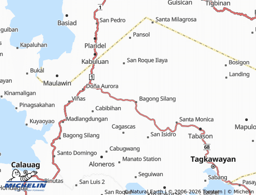 MICHELIN Anahawan map - ViaMichelin