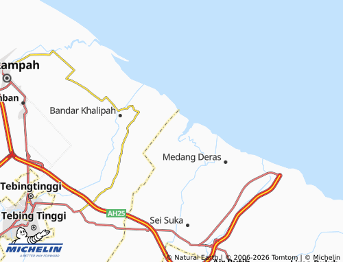 MICHELIN Pangkalan Dodek Baru map - ViaMichelin